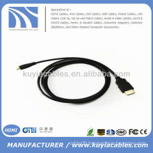 5FT Micro HDMI to HDMI Cable High Speed Cell Phone 1080p 3D HTC EVO 4G HDTV